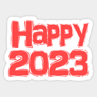 happy 2023 Sticker